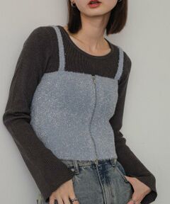 SENSE OF PLACE by URBAN RESEARCH / センスオブプレイス バイ アーバンリサーチ ニット・セーター | マルチWAYラメミックスニットビスチェ