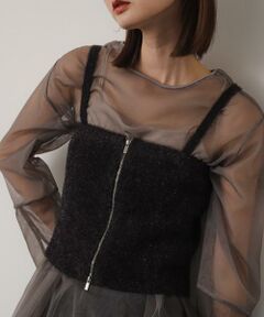 SENSE OF PLACE by URBAN RESEARCH / センスオブプレイス バイ アーバンリサーチ ニット・セーター | マルチWAYラメミックスニットビスチェ