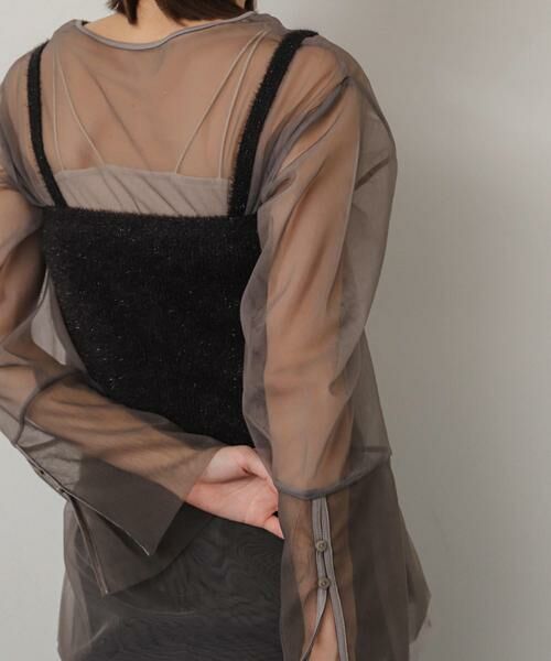 SENSE OF PLACE by URBAN RESEARCH / センスオブプレイス バイ アーバンリサーチ ニット・セーター | マルチWAYラメミックスニットビスチェ | 詳細17