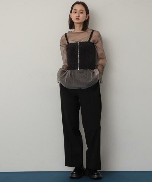 SENSE OF PLACE by URBAN RESEARCH / センスオブプレイス バイ アーバンリサーチ ニット・セーター | マルチWAYラメミックスニットビスチェ | 詳細18