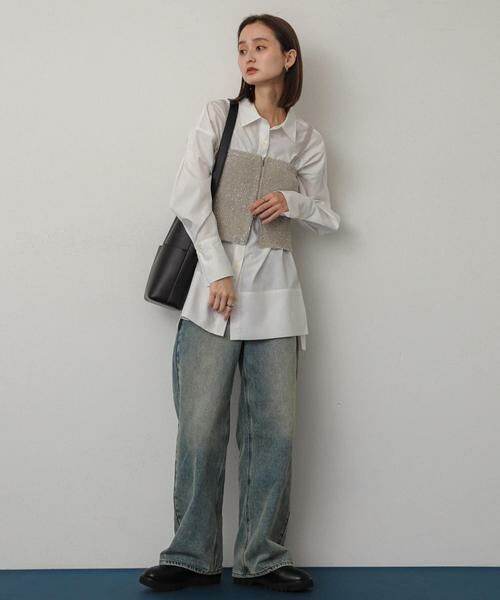 SENSE OF PLACE by URBAN RESEARCH / センスオブプレイス バイ アーバンリサーチ ニット・セーター | マルチWAYラメミックスニットビスチェ | 詳細23