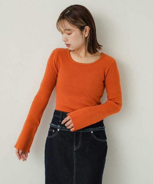 SENSE OF PLACE by URBAN RESEARCH / センスオブプレイス バイ アーバンリサーチ ニット・セーター | 『WEB/一部店舗限定カラー』2WAYストレッチラウンドネックセーター | 詳細1