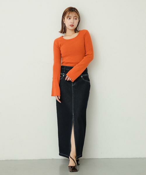 SENSE OF PLACE by URBAN RESEARCH / センスオブプレイス バイ アーバンリサーチ ニット・セーター | 『WEB/一部店舗限定カラー』2WAYストレッチラウンドネックセーター | 詳細3