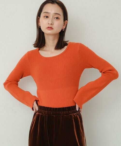 SENSE OF PLACE by URBAN RESEARCH / センスオブプレイス バイ アーバンリサーチ ニット・セーター | 『WEB/一部店舗限定カラー』2WAYストレッチラウンドネックセーター | 詳細5