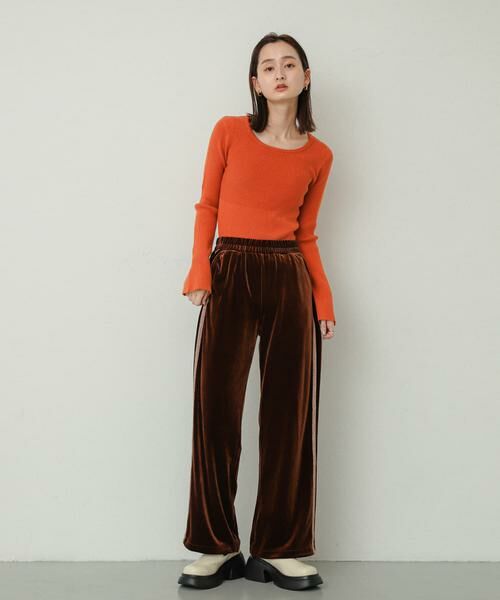 SENSE OF PLACE by URBAN RESEARCH / センスオブプレイス バイ アーバンリサーチ ニット・セーター | 『WEB/一部店舗限定カラー』2WAYストレッチラウンドネックセーター | 詳細9