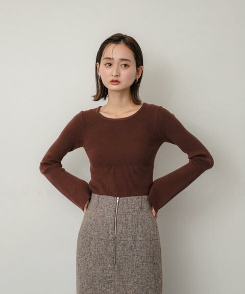 SENSE OF PLACE by URBAN RESEARCH / センスオブプレイス バイ アーバンリサーチ ニット・セーター | 『WEB/一部店舗限定カラー』2WAYストレッチラウンドネックセーター | 詳細13