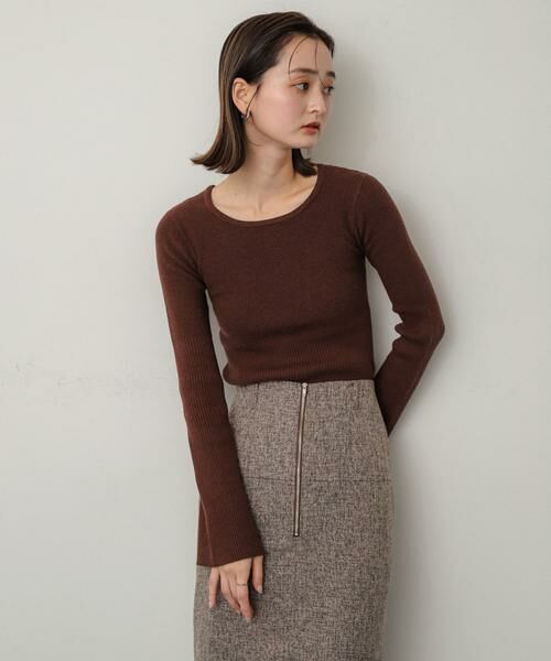 SENSE OF PLACE by URBAN RESEARCH / センスオブプレイス バイ アーバンリサーチ ニット・セーター | 『WEB/一部店舗限定カラー』2WAYストレッチラウンドネックセーター | 詳細14