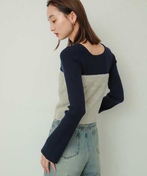 SENSE OF PLACE by URBAN RESEARCH / センスオブプレイス バイ アーバンリサーチ ニット・セーター | 『WEB/一部店舗限定カラー』2WAYストレッチラウンドネックセーター | 詳細21