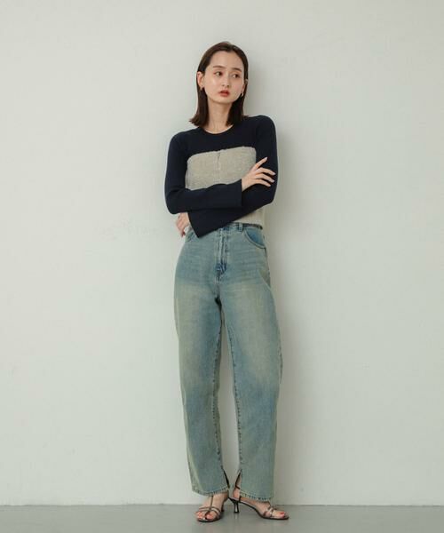 SENSE OF PLACE by URBAN RESEARCH / センスオブプレイス バイ アーバンリサーチ ニット・セーター | 『WEB/一部店舗限定カラー』2WAYストレッチラウンドネックセーター | 詳細23