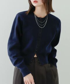 SENSE OF PLACE by URBAN RESEARCH / センスオブプレイス バイ アーバンリサーチ カーディガン・ボレロ | フロントホックストレッチカーディガン