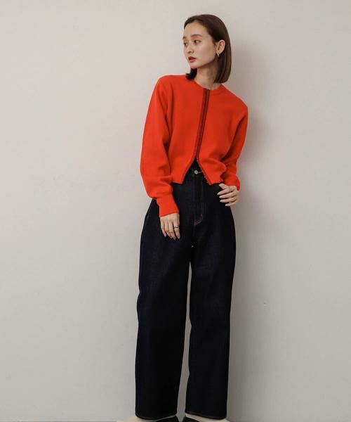SENSE OF PLACE by URBAN RESEARCH / センスオブプレイス バイ アーバンリサーチ カーディガン・ボレロ | フロントホックストレッチカーディガン | 詳細10