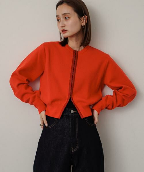 SENSE OF PLACE by URBAN RESEARCH / センスオブプレイス バイ アーバンリサーチ カーディガン・ボレロ | フロントホックストレッチカーディガン | 詳細8