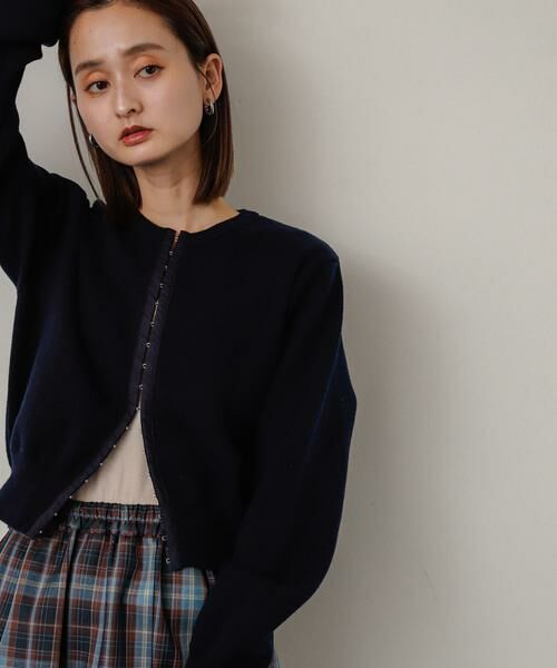 SENSE OF PLACE by URBAN RESEARCH / センスオブプレイス バイ アーバンリサーチ カーディガン・ボレロ | フロントホックストレッチカーディガン | 詳細23