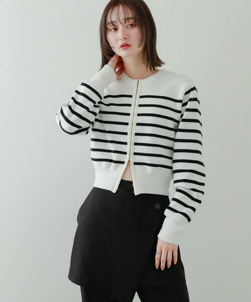 SENSE OF PLACE by URBAN RESEARCH / センスオブプレイス バイ アーバンリサーチ カーディガン・ボレロ | フロントホックストレッチカーディガン | 詳細28