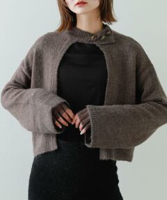 SENSE OF PLACE by URBAN RESEARCH / センスオブプレイス バイ アーバンリサーチ ニット・セーター | 『別注』さらさ×SENSE OF PLACE　チョーカーニットカーディガン