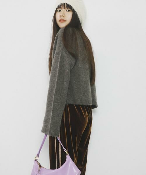 SENSE OF PLACE by URBAN RESEARCH / センスオブプレイス バイ アーバンリサーチ ニット・セーター | 『別注』さらさ×SENSE OF PLACE　チョーカーニットカーディガン | 詳細10