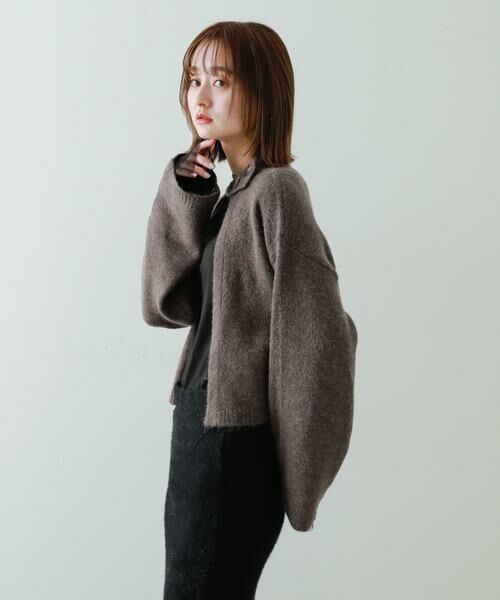 SENSE OF PLACE by URBAN RESEARCH / センスオブプレイス バイ アーバンリサーチ ニット・セーター | 『別注』さらさ×SENSE OF PLACE　チョーカーニットカーディガン | 詳細3