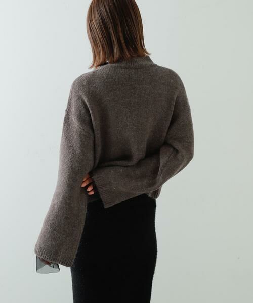 SENSE OF PLACE by URBAN RESEARCH / センスオブプレイス バイ アーバンリサーチ ニット・セーター | 『別注』さらさ×SENSE OF PLACE　チョーカーニットカーディガン | 詳細4