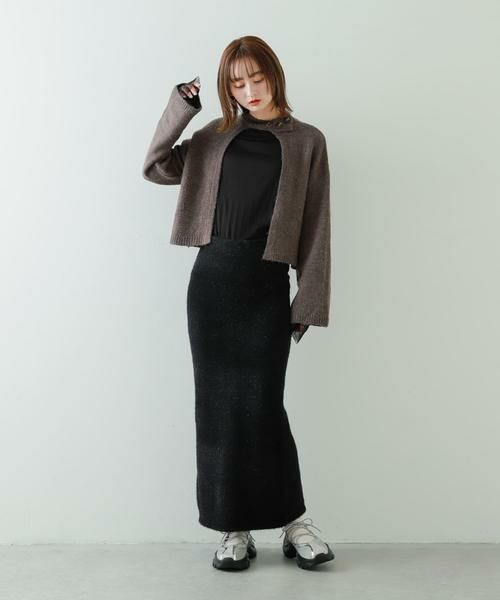 SENSE OF PLACE by URBAN RESEARCH / センスオブプレイス バイ アーバンリサーチ ニット・セーター | 『別注』さらさ×SENSE OF PLACE　チョーカーニットカーディガン | 詳細5
