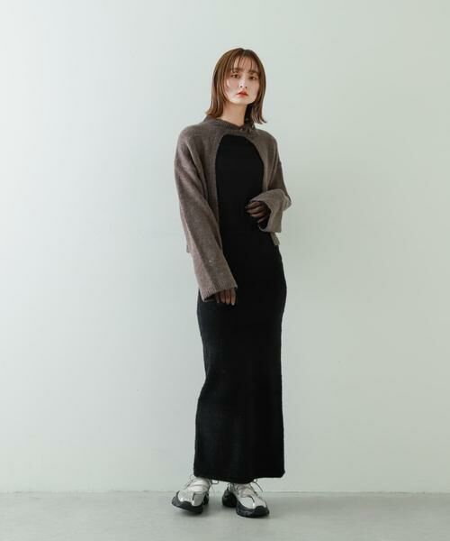 SENSE OF PLACE by URBAN RESEARCH / センスオブプレイス バイ アーバンリサーチ ニット・セーター | 『別注』さらさ×SENSE OF PLACE　チョーカーニットカーディガン | 詳細6