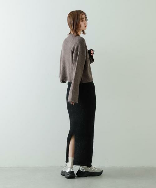 SENSE OF PLACE by URBAN RESEARCH / センスオブプレイス バイ アーバンリサーチ ニット・セーター | 『別注』さらさ×SENSE OF PLACE　チョーカーニットカーディガン | 詳細7