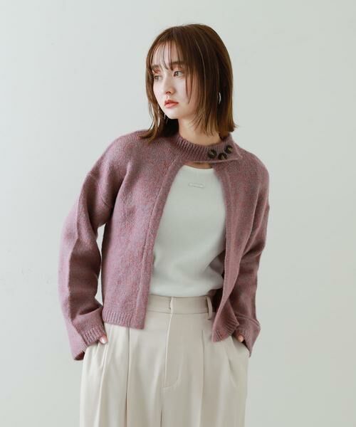 SENSE OF PLACE by URBAN RESEARCH / センスオブプレイス バイ アーバンリサーチ ニット・セーター | 『別注』さらさ×SENSE OF PLACE　チョーカーニットカーディガン | 詳細17