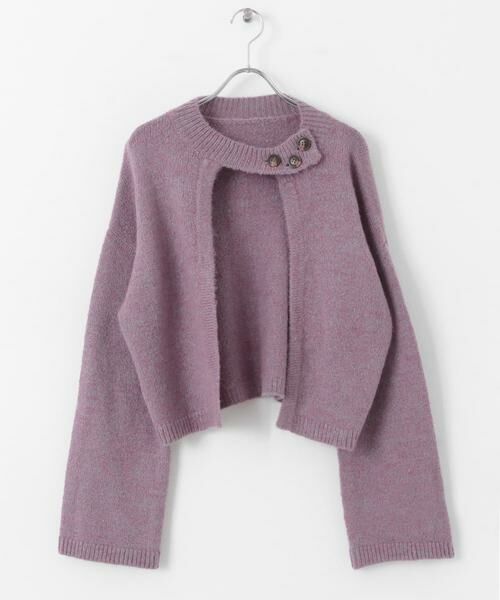 SENSE OF PLACE by URBAN RESEARCH / センスオブプレイス バイ アーバンリサーチ ニット・セーター | 『別注』さらさ×SENSE OF PLACE　チョーカーニットカーディガン | 詳細29