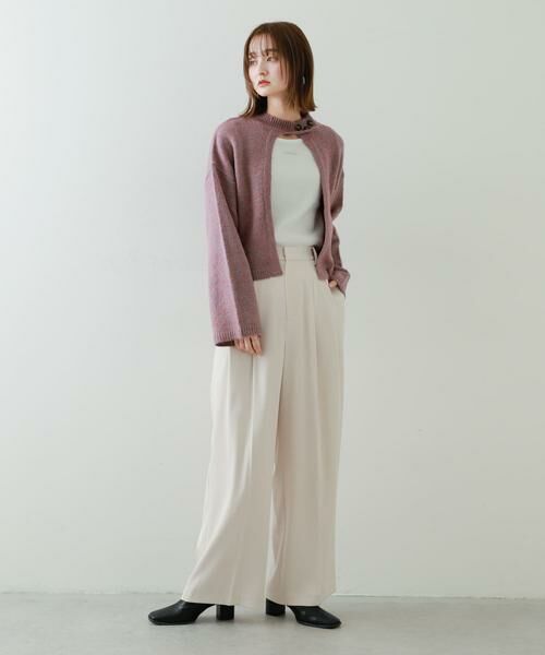 SENSE OF PLACE by URBAN RESEARCH / センスオブプレイス バイ アーバンリサーチ ニット・セーター | 『別注』さらさ×SENSE OF PLACE　チョーカーニットカーディガン | 詳細19