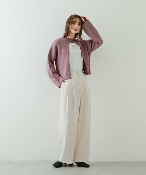 SENSE OF PLACE by URBAN RESEARCH / センスオブプレイス バイ アーバンリサーチ ニット・セーター | 『別注』さらさ×SENSE OF PLACE　チョーカーニットカーディガン | 詳細20