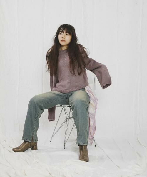 SENSE OF PLACE by URBAN RESEARCH / センスオブプレイス バイ アーバンリサーチ ニット・セーター | 『別注』さらさ×SENSE OF PLACE　チョーカーニットカーディガン | 詳細23