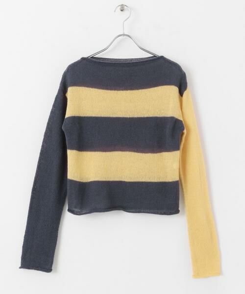 SENSE OF PLACE by URBAN RESEARCH / センスオブプレイス バイ アーバンリサーチ ニット・セーター | 『別注』さらさ×SENSE OF PLACE　モヘアライクワイドボーダーセーター | 詳細14