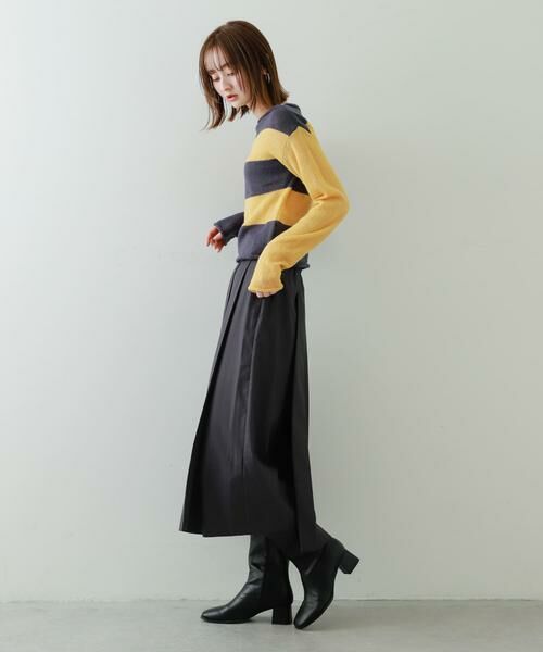 SENSE OF PLACE by URBAN RESEARCH / センスオブプレイス バイ アーバンリサーチ ニット・セーター | 『別注』さらさ×SENSE OF PLACE　モヘアライクワイドボーダーセーター | 詳細5