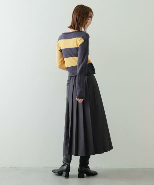 SENSE OF PLACE by URBAN RESEARCH / センスオブプレイス バイ アーバンリサーチ ニット・セーター | 『別注』さらさ×SENSE OF PLACE　モヘアライクワイドボーダーセーター | 詳細6