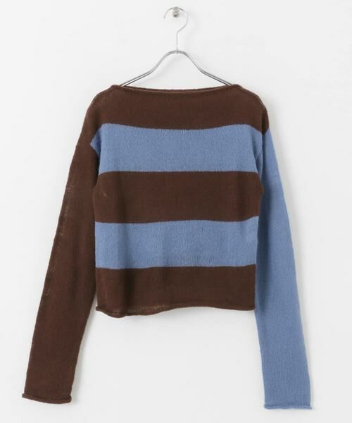 SENSE OF PLACE by URBAN RESEARCH / センスオブプレイス バイ アーバンリサーチ ニット・セーター | 『別注』さらさ×SENSE OF PLACE　モヘアライクワイドボーダーセーター | 詳細29