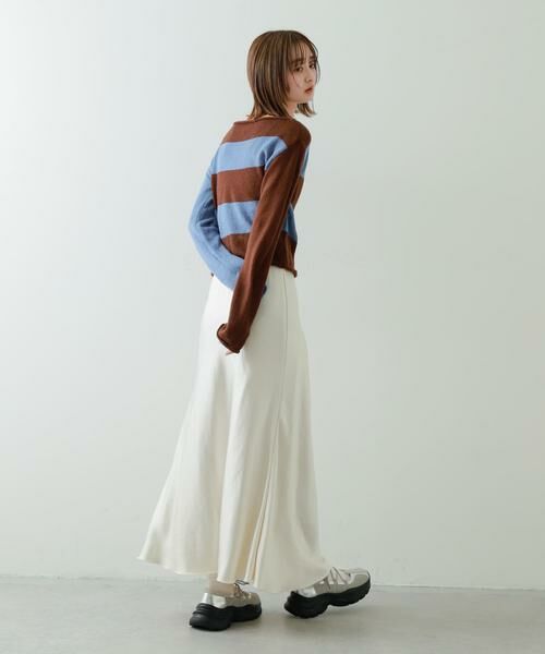 SENSE OF PLACE by URBAN RESEARCH / センスオブプレイス バイ アーバンリサーチ ニット・セーター | 『別注』さらさ×SENSE OF PLACE　モヘアライクワイドボーダーセーター | 詳細22