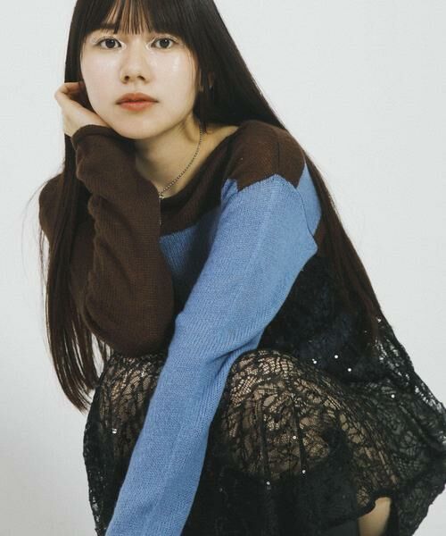 SENSE OF PLACE by URBAN RESEARCH / センスオブプレイス バイ アーバンリサーチ ニット・セーター | 『別注』さらさ×SENSE OF PLACE　モヘアライクワイドボーダーセーター | 詳細23