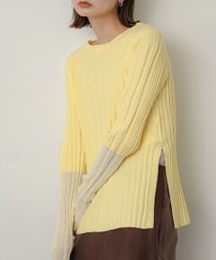 SENSE OF PLACE by URBAN RESEARCH / センスオブプレイス バイ アーバンリサーチ ニット・セーター | ボートネックシアースリーブリブセーター