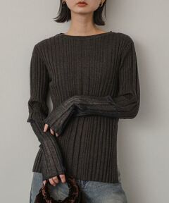 SENSE OF PLACE by URBAN RESEARCH / センスオブプレイス バイ アーバンリサーチ ニット・セーター | ボートネックシアースリーブリブセーター