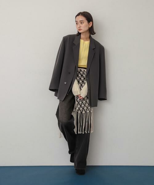 SENSE OF PLACE by URBAN RESEARCH / センスオブプレイス バイ アーバンリサーチ ニット・セーター | ボートネックシアースリーブリブセーター | 詳細4