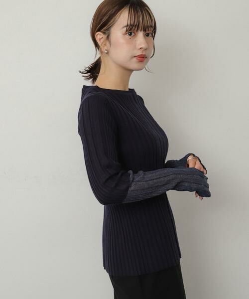 SENSE OF PLACE by URBAN RESEARCH / センスオブプレイス バイ アーバンリサーチ ニット・セーター | ボートネックシアースリーブリブセーター | 詳細8