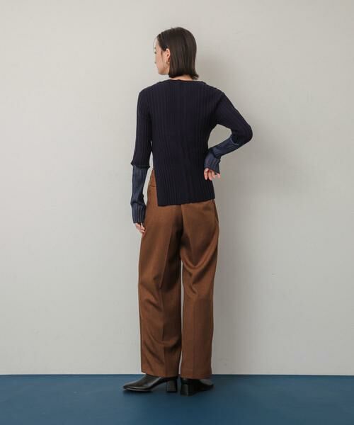 SENSE OF PLACE by URBAN RESEARCH / センスオブプレイス バイ アーバンリサーチ ニット・セーター | ボートネックシアースリーブリブセーター | 詳細15