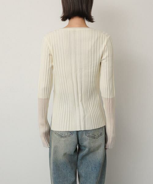 SENSE OF PLACE by URBAN RESEARCH / センスオブプレイス バイ アーバンリサーチ ニット・セーター | ボートネックシアースリーブリブセーター | 詳細29