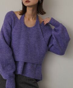 SENSE OF PLACE by URBAN RESEARCH / センスオブプレイス バイ アーバンリサーチ ニット・セーター | ホルターネックアンサンブルセーター