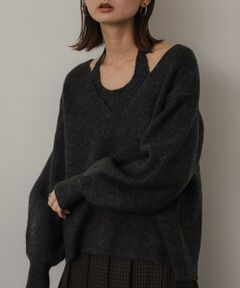SENSE OF PLACE by URBAN RESEARCH / センスオブプレイス バイ アーバンリサーチ ニット・セーター | ホルターネックアンサンブルセーター
