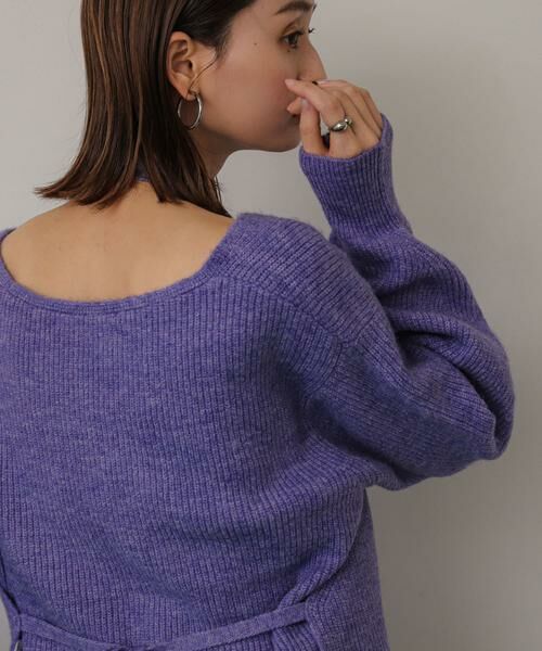 SENSE OF PLACE by URBAN RESEARCH / センスオブプレイス バイ アーバンリサーチ ニット・セーター | ホルターネックアンサンブルセーター | 詳細2