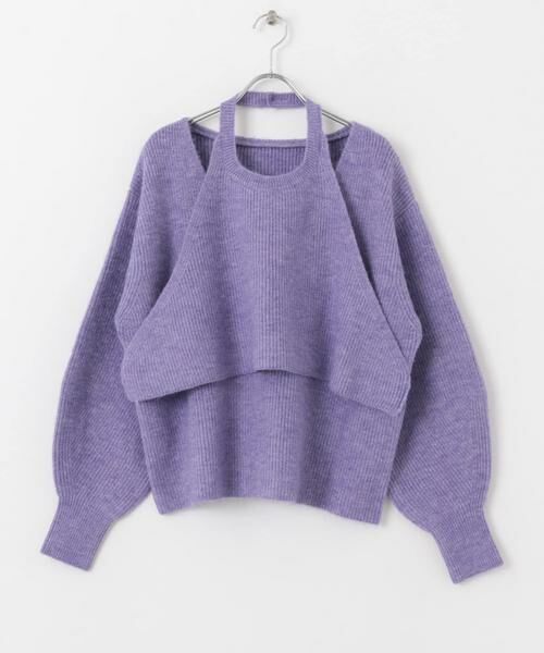 SENSE OF PLACE by URBAN RESEARCH / センスオブプレイス バイ アーバンリサーチ ニット・セーター | ホルターネックアンサンブルセーター | 詳細5