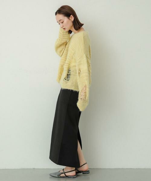 SENSE OF PLACE by URBAN RESEARCH / センスオブプレイス バイ アーバンリサーチ ニット・セーター | ルーズダメージセーター | 詳細6