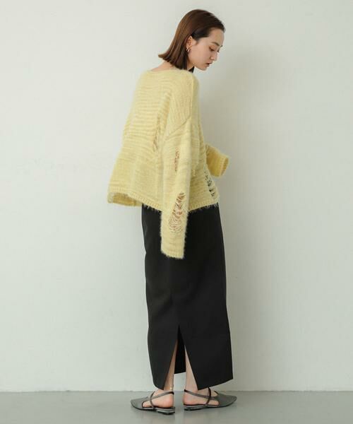 SENSE OF PLACE by URBAN RESEARCH / センスオブプレイス バイ アーバンリサーチ ニット・セーター | ルーズダメージセーター | 詳細7