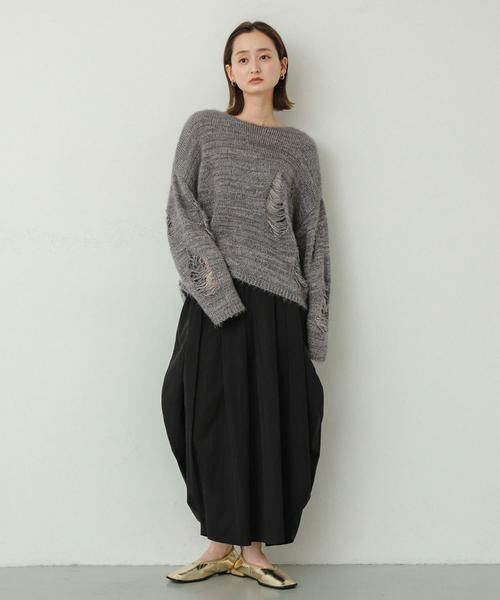 SENSE OF PLACE by URBAN RESEARCH / センスオブプレイス バイ アーバンリサーチ ニット・セーター | ルーズダメージセーター | 詳細26