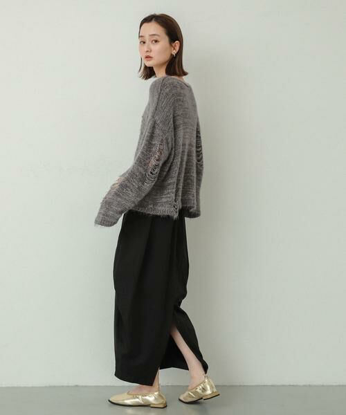 SENSE OF PLACE by URBAN RESEARCH / センスオブプレイス バイ アーバンリサーチ ニット・セーター | ルーズダメージセーター | 詳細27